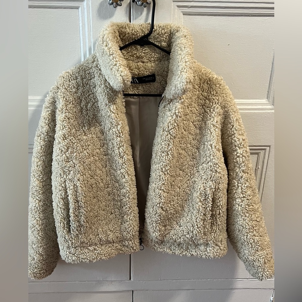 Zara teddy jacket